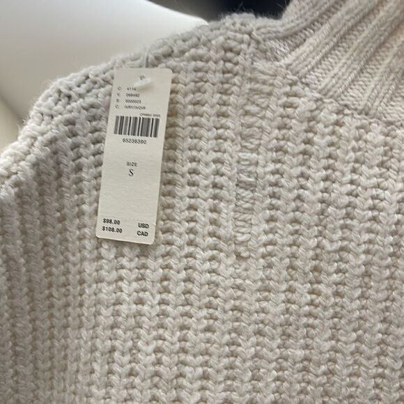 Anthropologie Fringed Mock Neck Sweater Vest Small - Picture 7 of 11